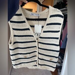 Zara knitted tank